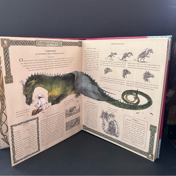 Dragonology The Complete Book of Dragons, Dragon Calling Spell Pop Up Style Book - Picture 3 of 13